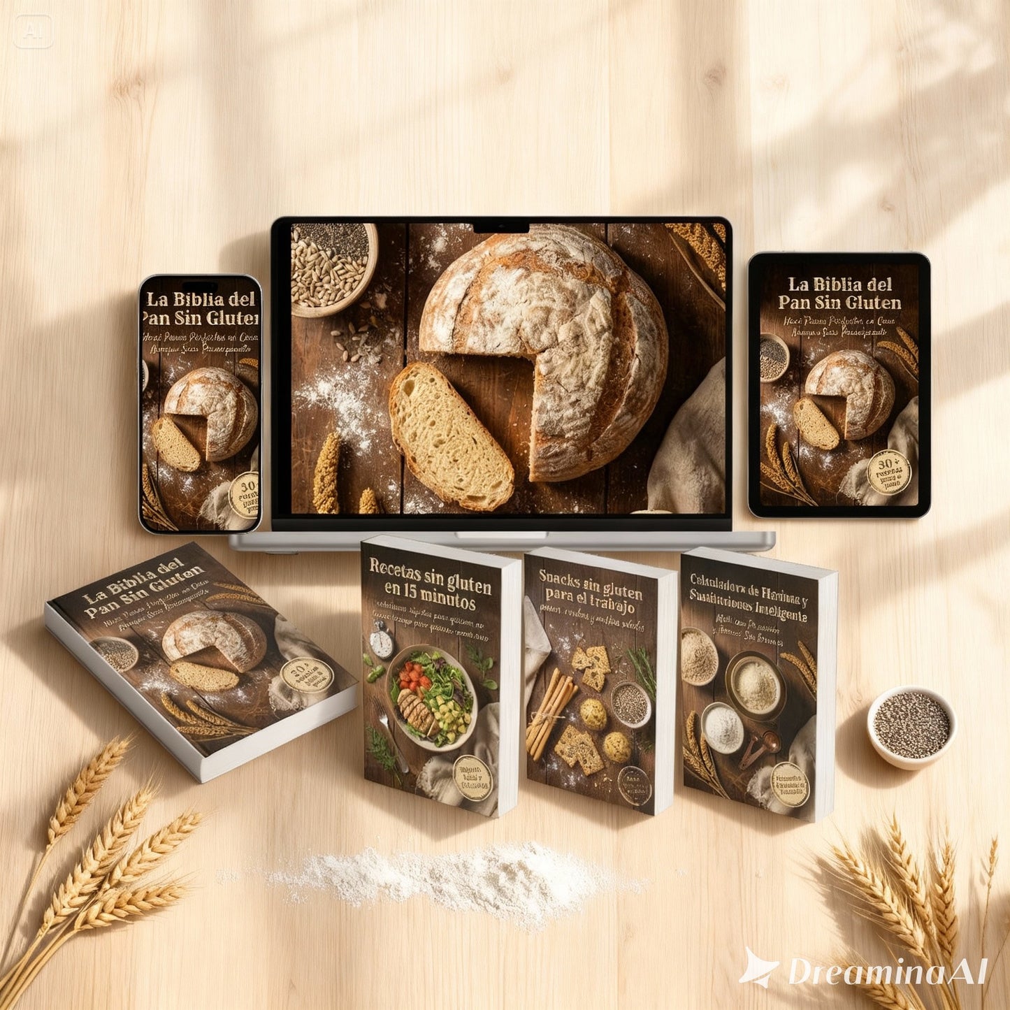 La biblia del pan sin gluten + 3 bonus